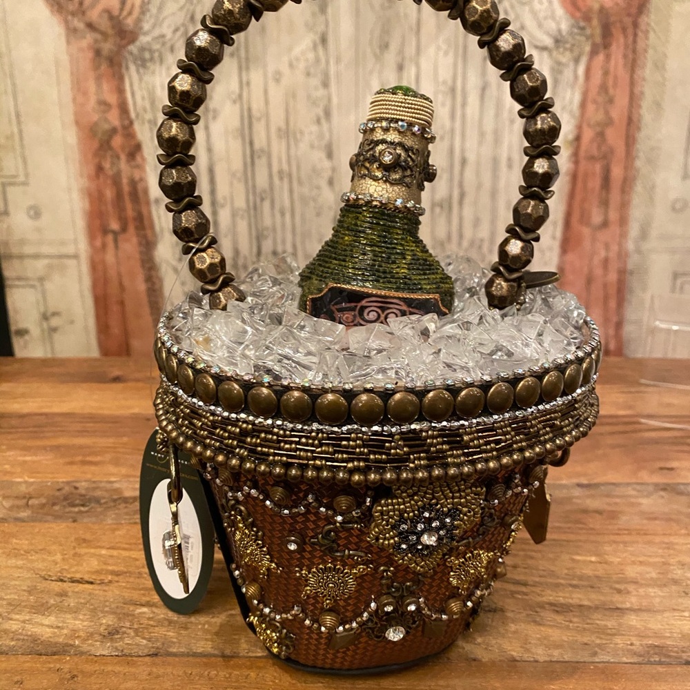 Mary Frances Champagne on Ice handbag